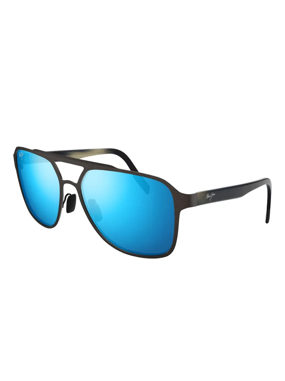 

Солнцезащитные очки 2nd Reef в квадратной оправе Maui Jim, серый