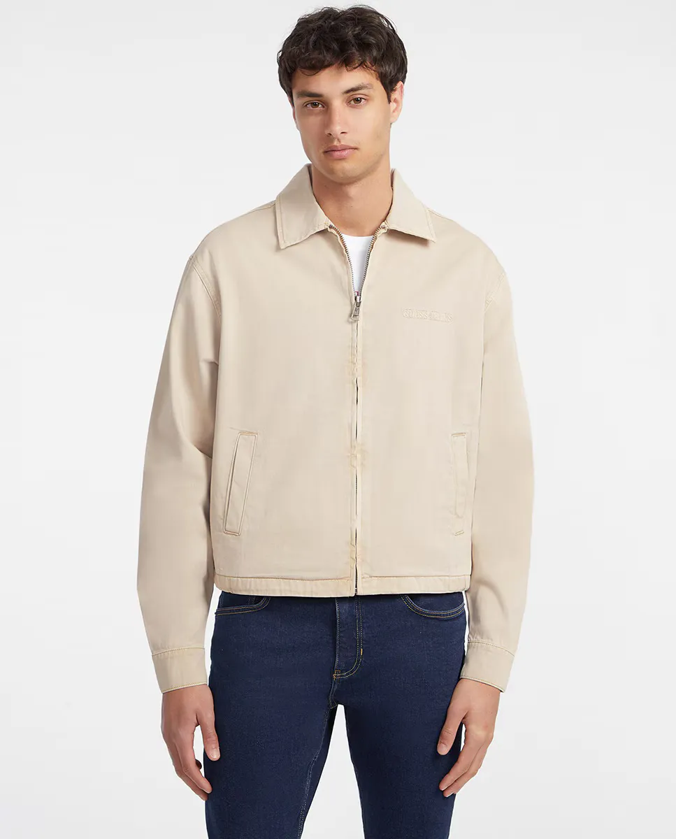 

Куртка с рубашечным воротником Guess Jeans, цвет Crema