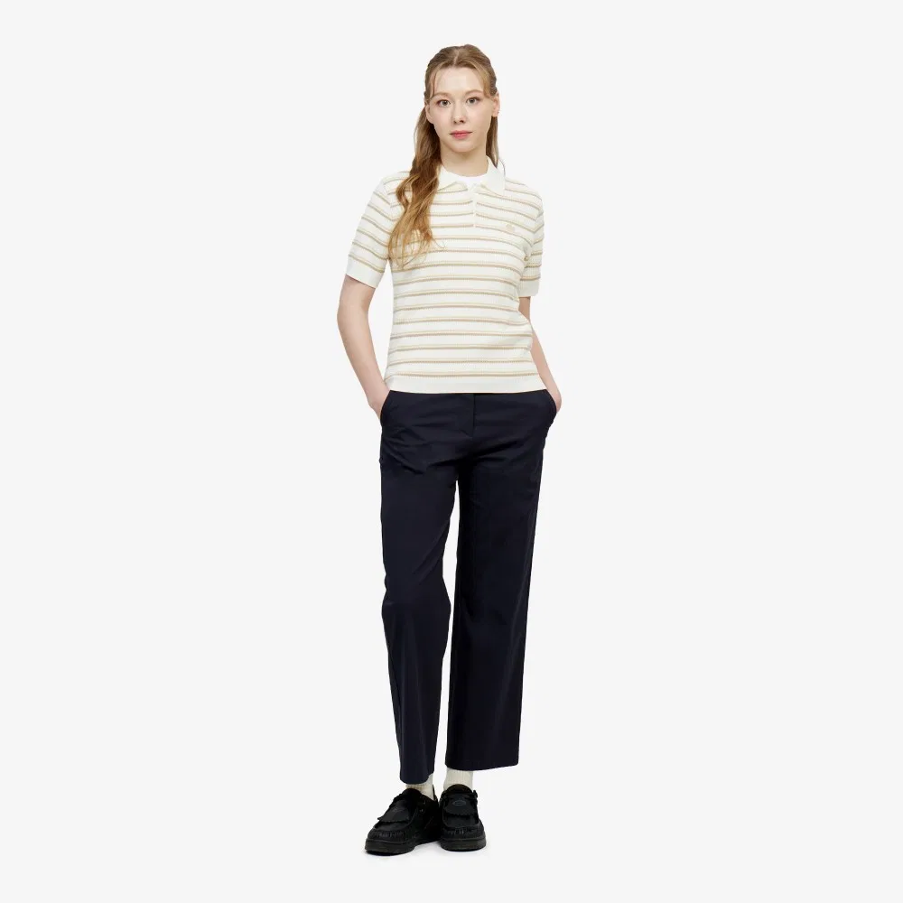 Брюки Lacoste летние прямого кроя, тёмно-синие