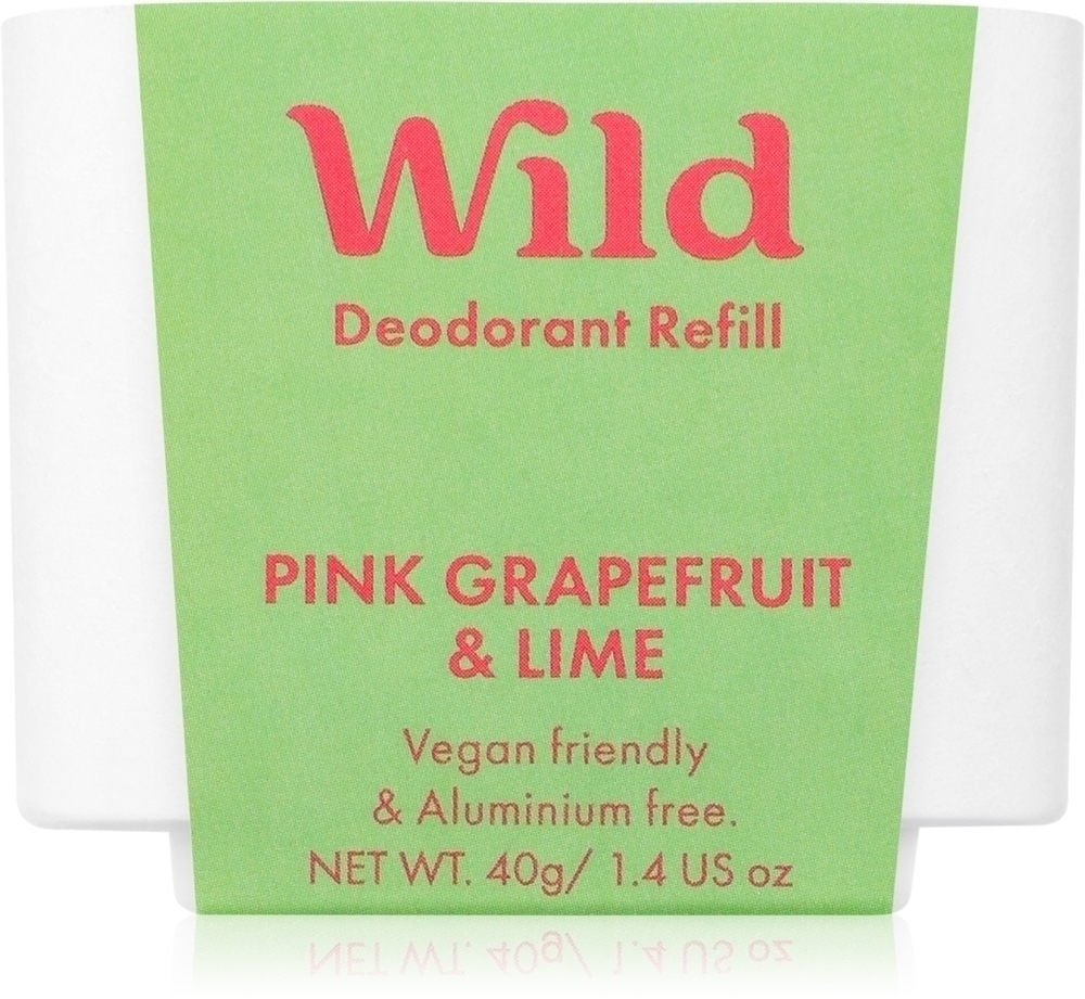 

Сменный блок дезодоранта-карандаша с ароматом розового грейпфрута и лайма Wild, 40 гр