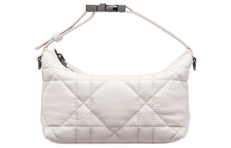 

DIOR Сумка-клатч Travel Cow из кожи для ланча Trumpets Women's White