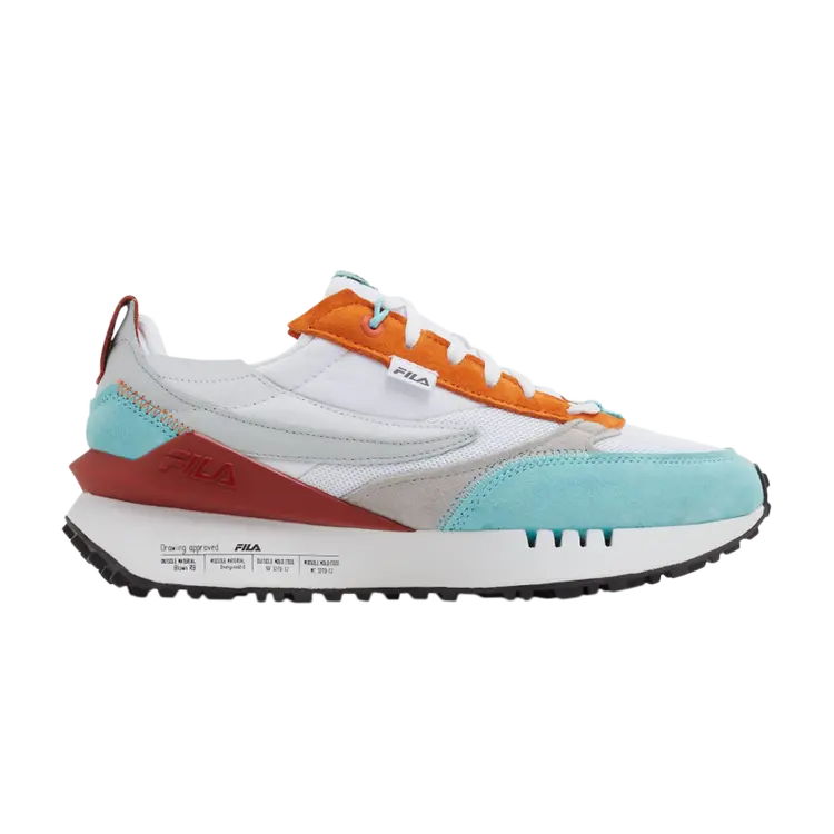 

Кроссовки Fila Renno N-Generation 'White Blue Lava', белый