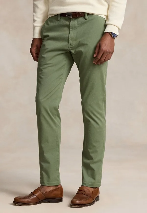 Брюки-Чиносы bedford из эластичной ткани зауженного кроя Polo Ralph Lauren, Washed Forest