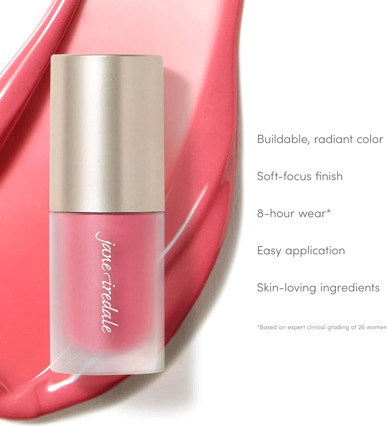 Жидкие румяна Jane Iredale ColorLuxe Liquid Blush, оттенок Wild Child, 5 мл — фото 4