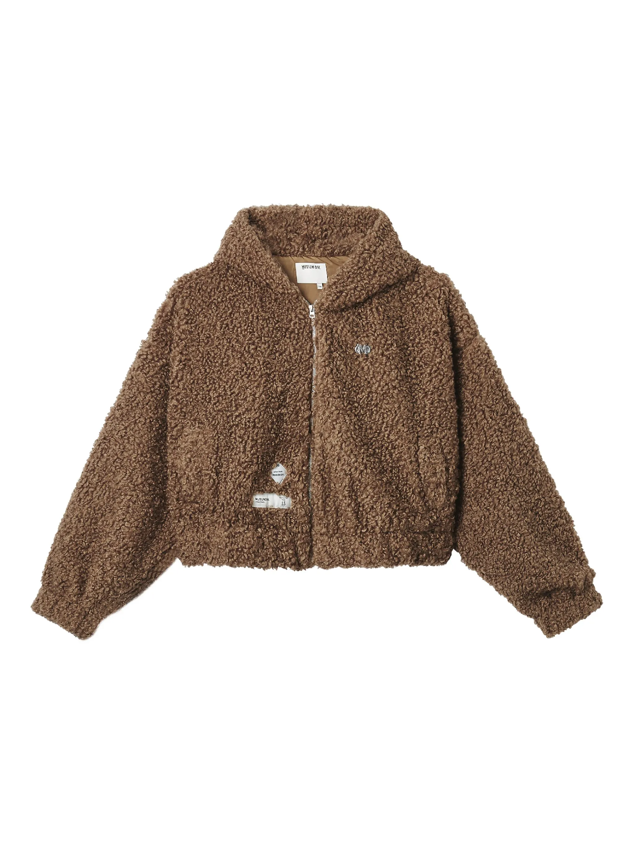 

Куртка на молнии с капюшоном Musium Div., коричневый