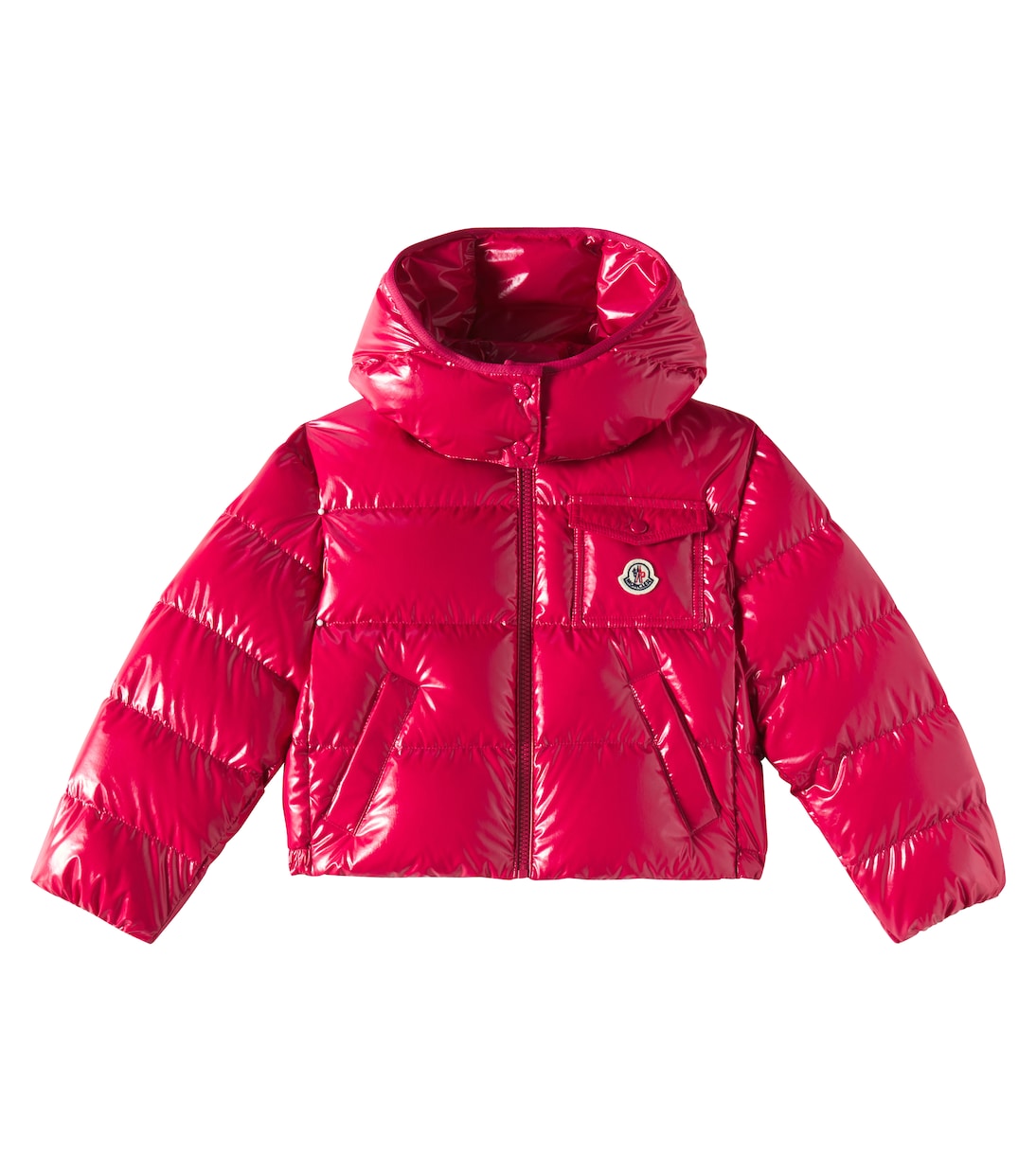 

Андро пуховик Moncler Enfant, Rose - Pink