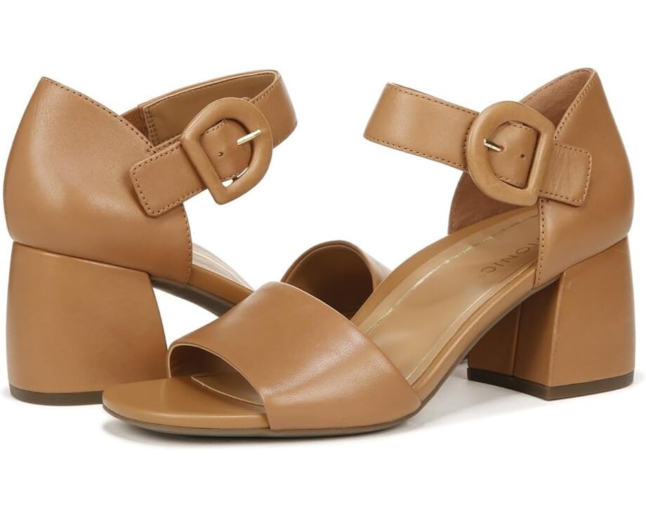 

Туфли VIONIC Chardonnay Ankle Straps, цвет Camel Nappa Leather
