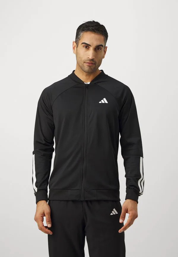 Тренировочная куртка с тремя полосками Adidas Performance, Black — фото 3