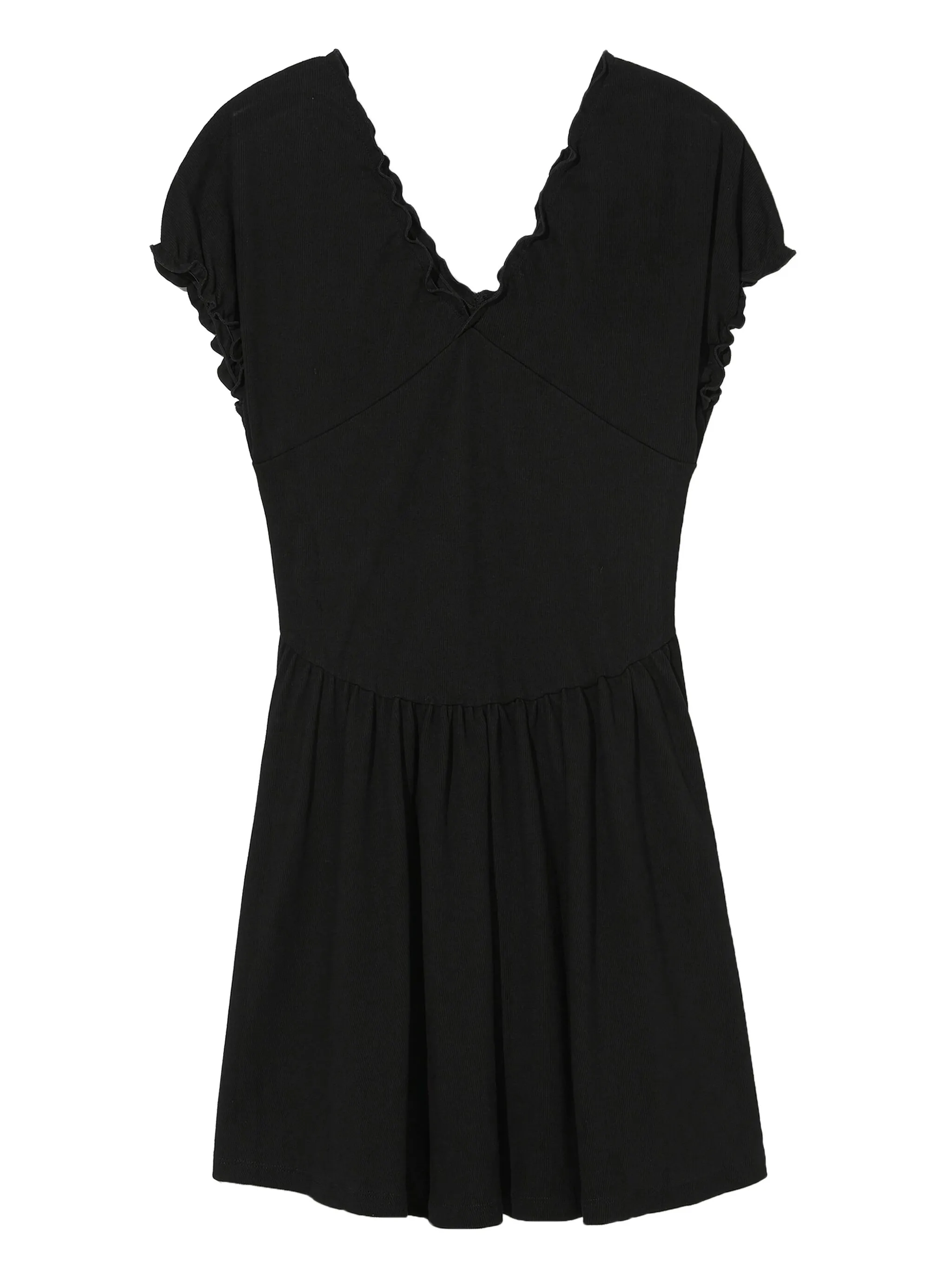 

Платье мини с оборками B+Ab, черный