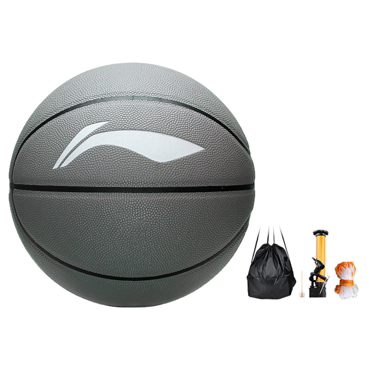 

Китайский PU баскетбольный мяч gray размер 7 соревновательный unisex LINING