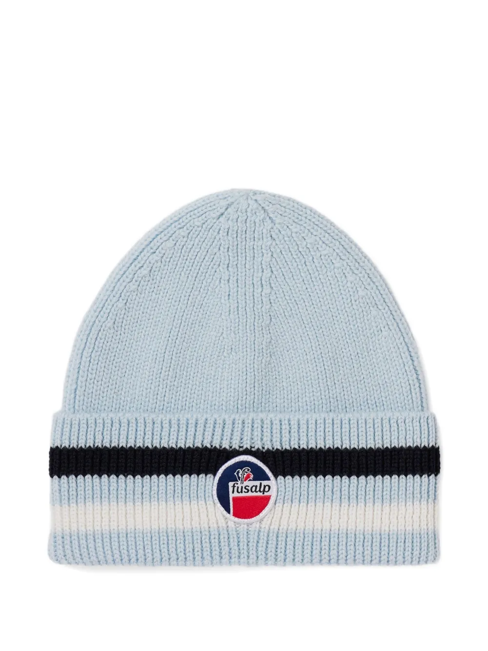 

Шапка в рубчик с логотипом Fusalp, синий