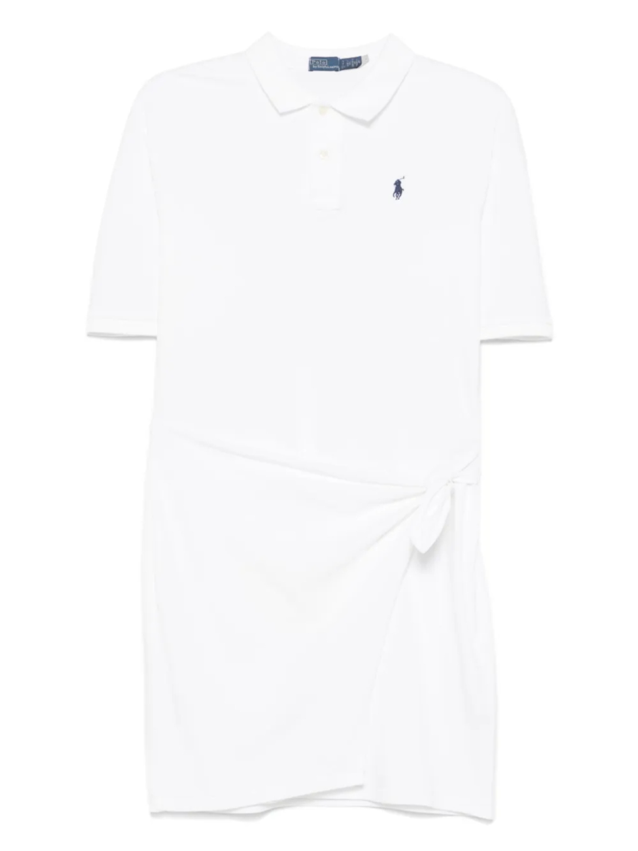 

Мини-платье с драпировкой Polo Ralph Lauren, белый
