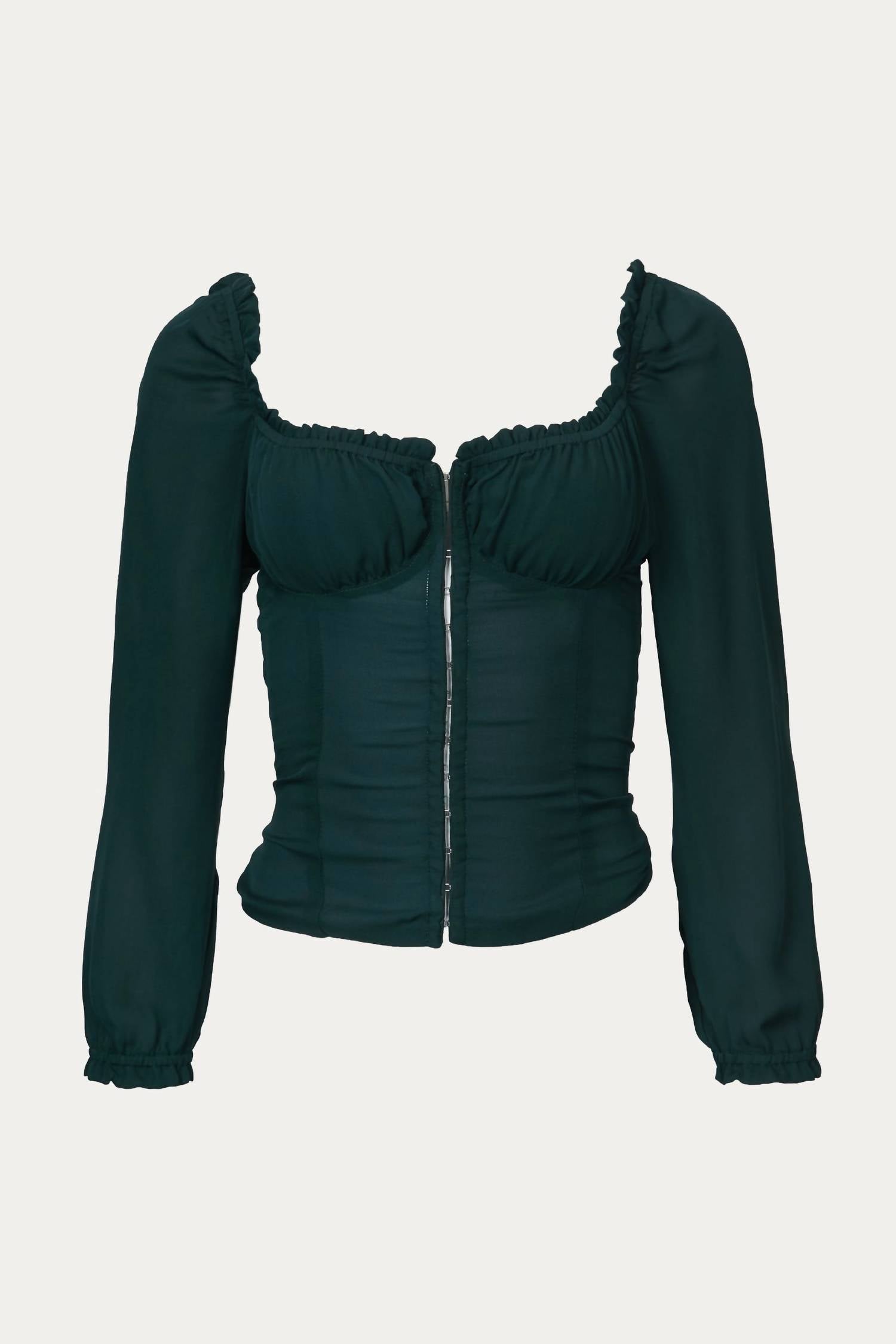 

Топ Дакота в изумрудном цвете MERRIT CHARLES, изумрудный