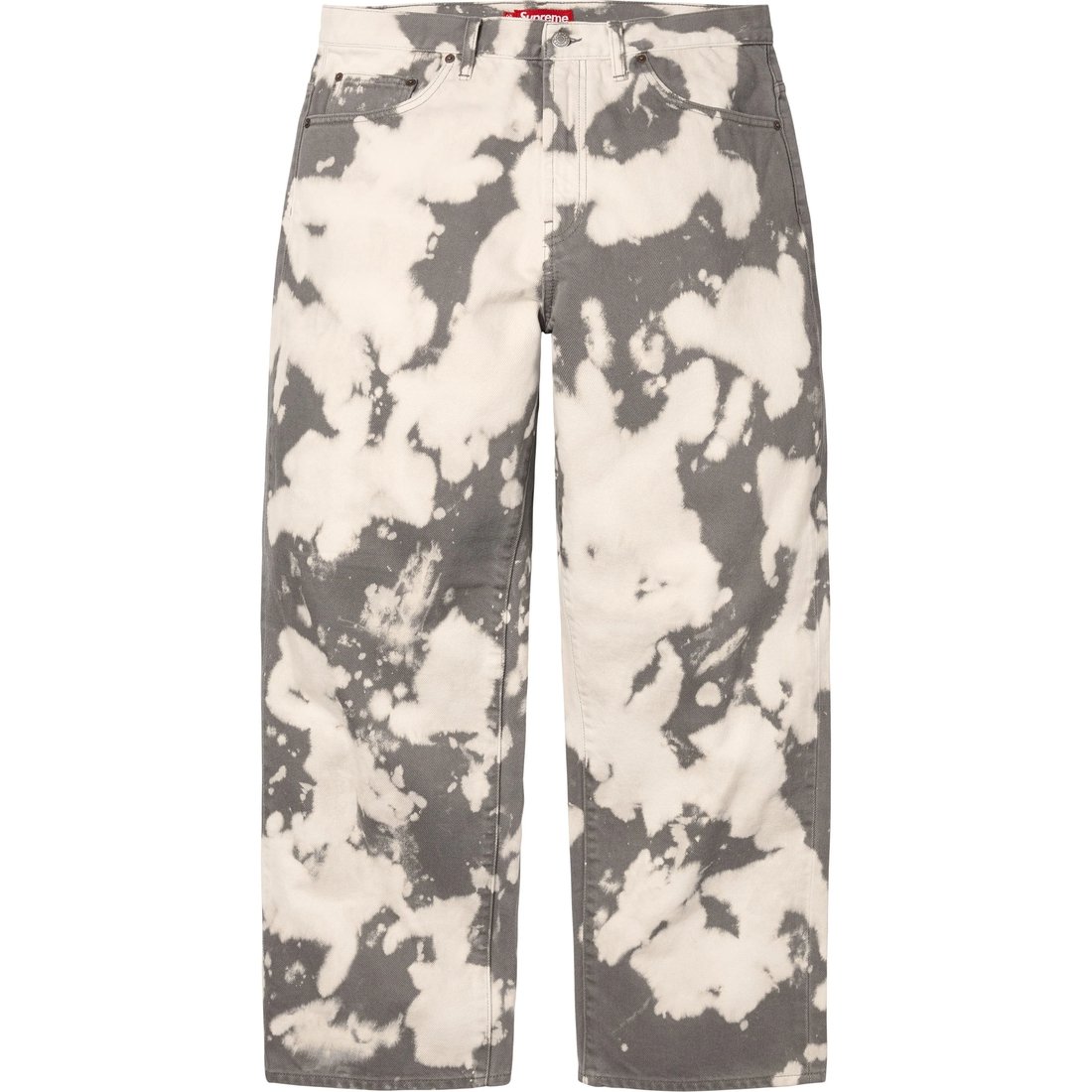 Мешковатые джинсы Supreme, Bleached/Bleached
