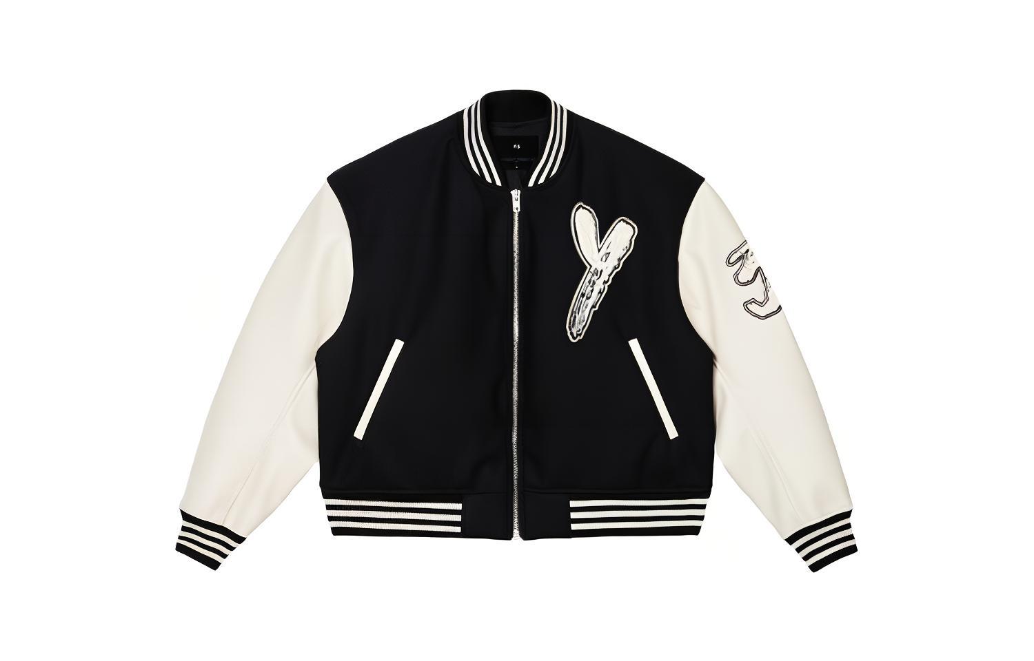 

Y-3 Куртка с логотипом на молнии, Black White