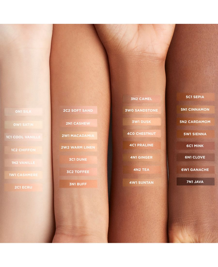 Невесомая, идеально подходящая водостойкая тональная основа Real Flawless Laura Mercier, цвет 0n1 silk — фото 4