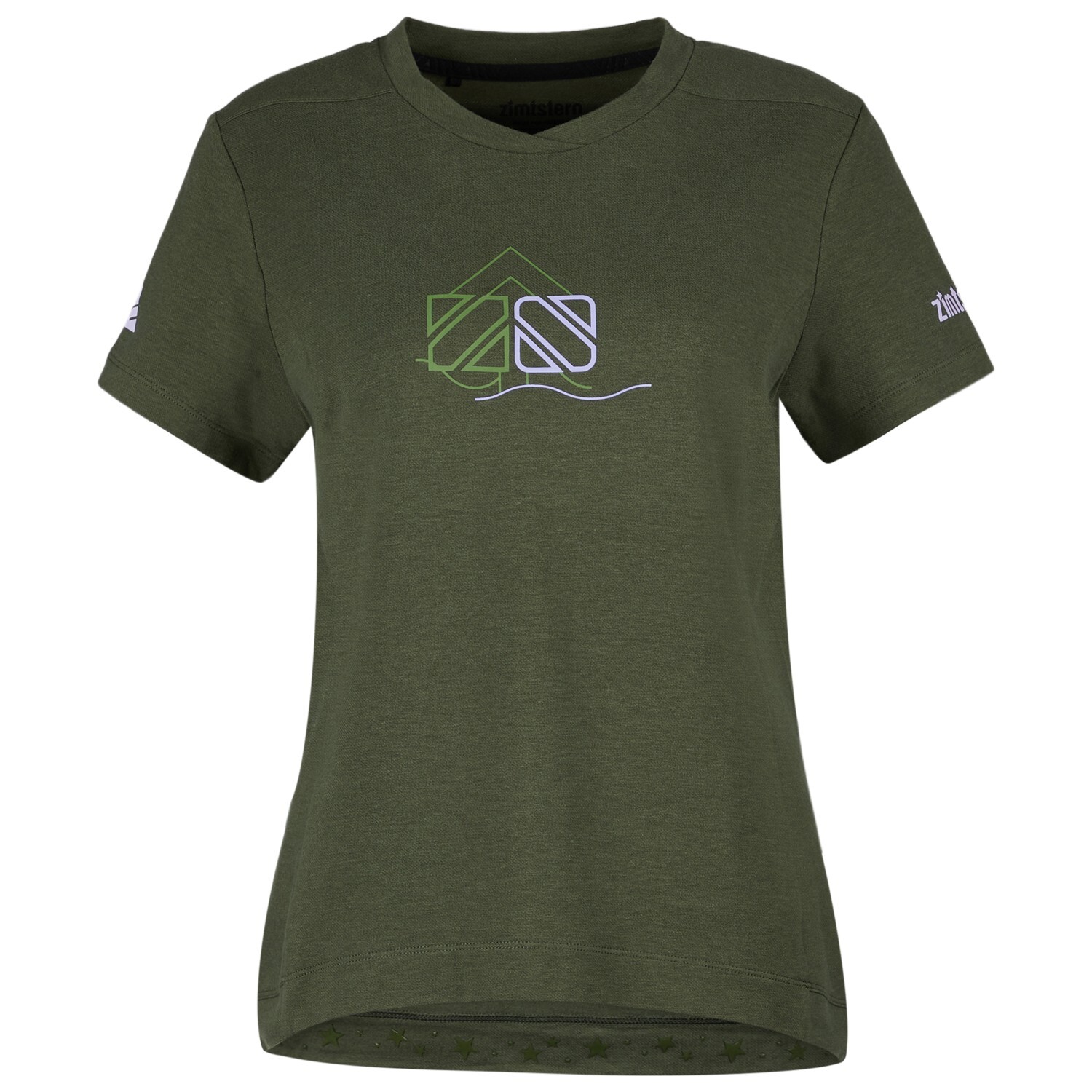 

Велосипедный трикотаж Zimtstern Women's EcoFlowz Shirt S/S, цвет Forest Night