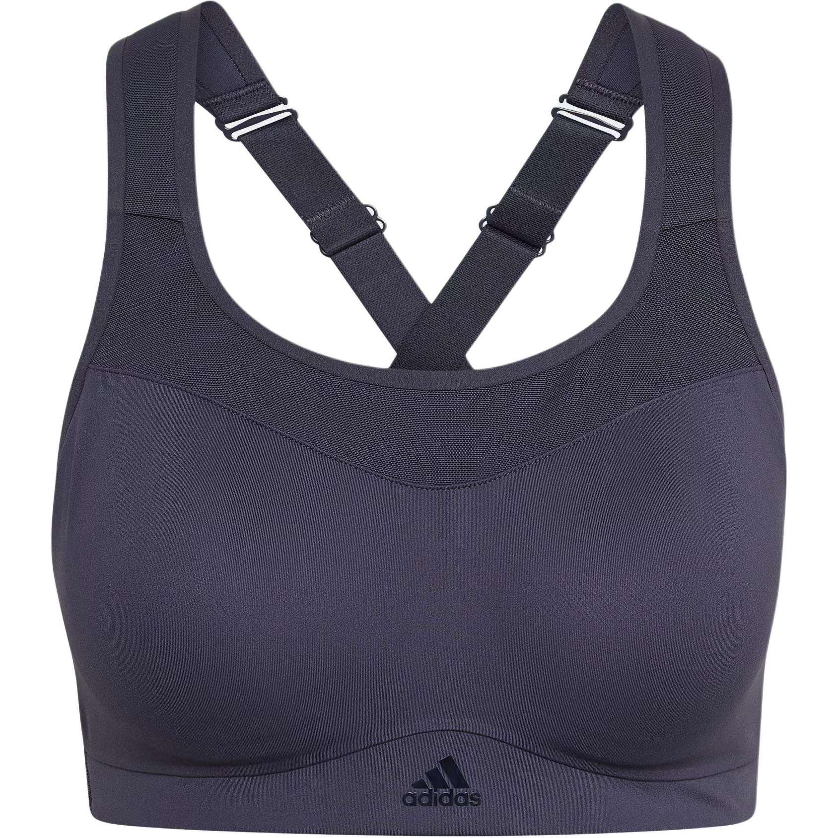 

TLRD IMPACT HIGH SUPPORT BRA Спортивное бельё для женщин Тёмно-серый и тёмно-синий Adidas