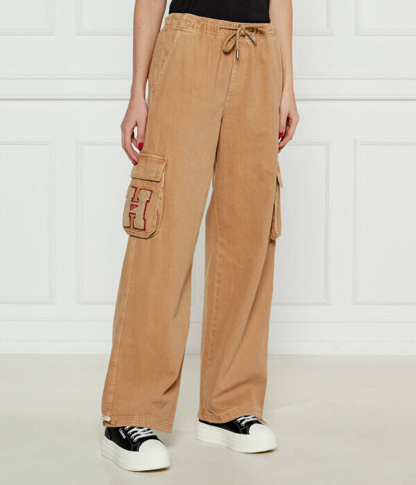 

Брюки-карго Tommy Jeans Loose Fit, коричневый