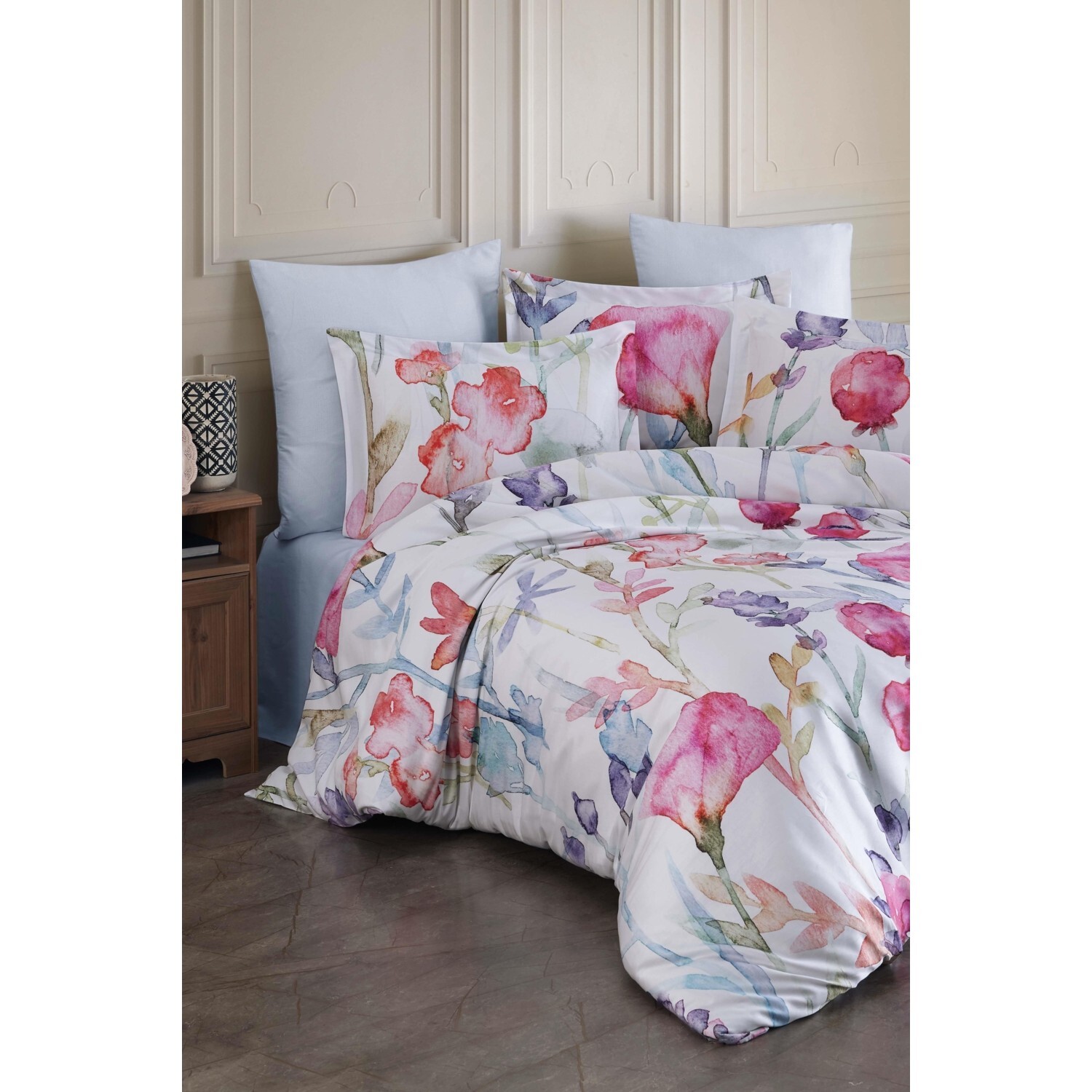 

Комплект постельного белья Varol Laura Home из лиоцелла — Silvia