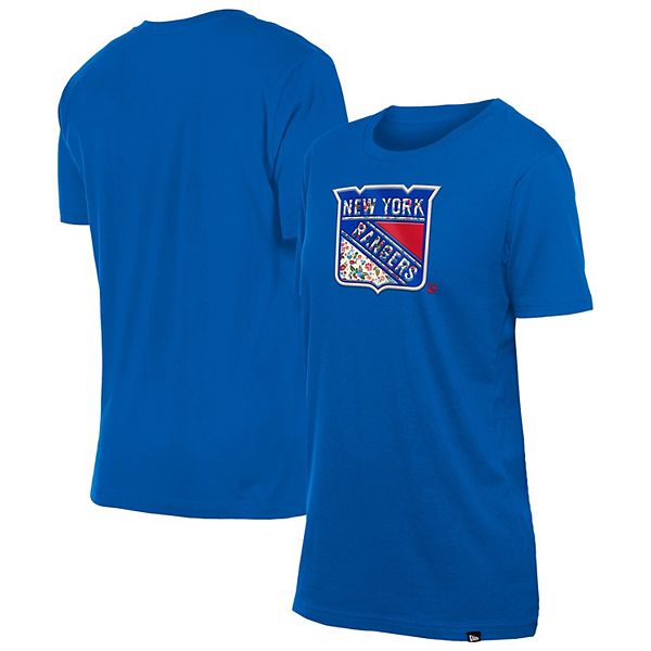 

Женская синяя футболка new york rangers glam game floral New Era, Синий, Женская синяя футболка new york rangers glam game floral New Era