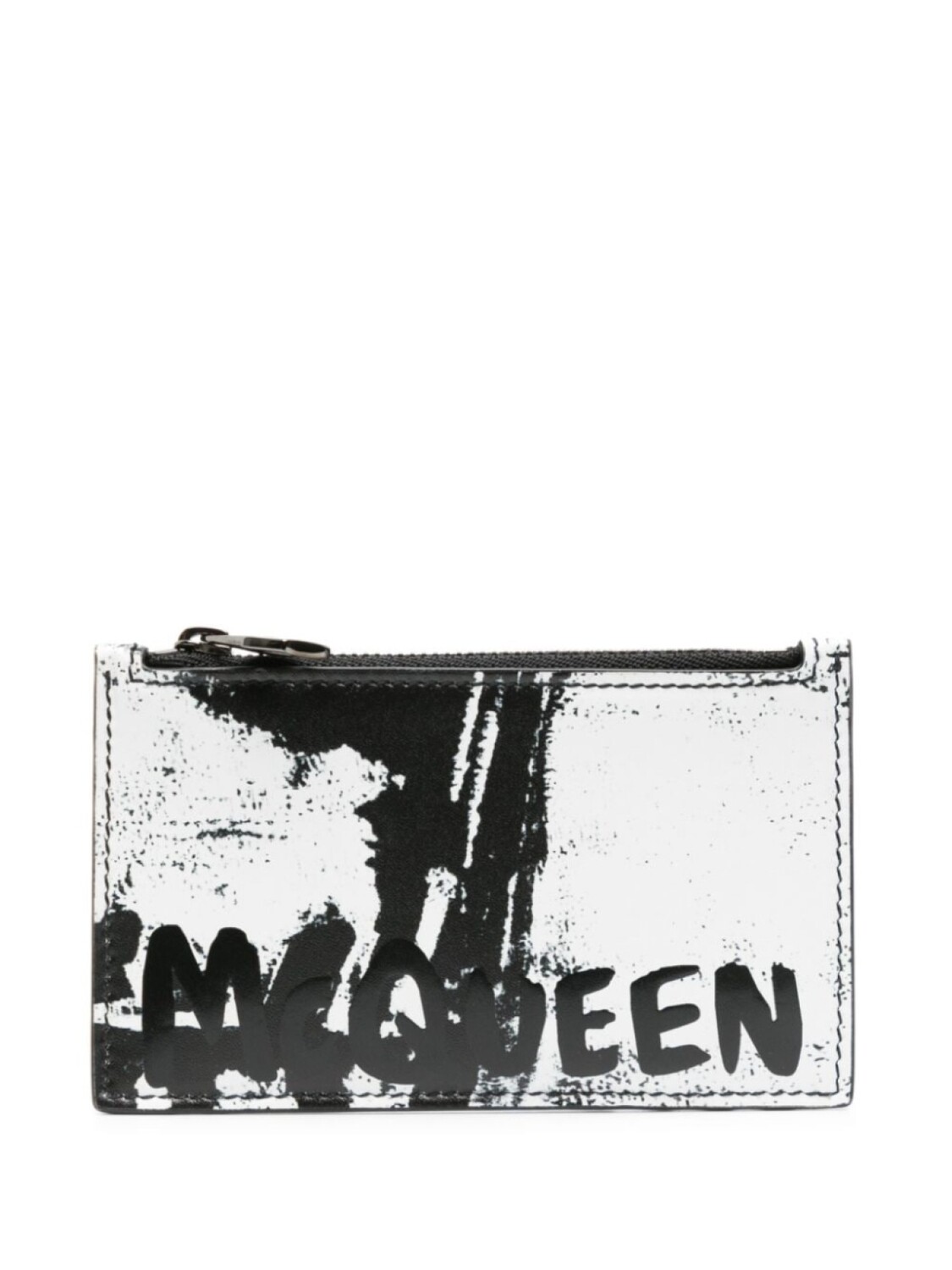 

Alexander McQueen картхолдер с логотипом, черный