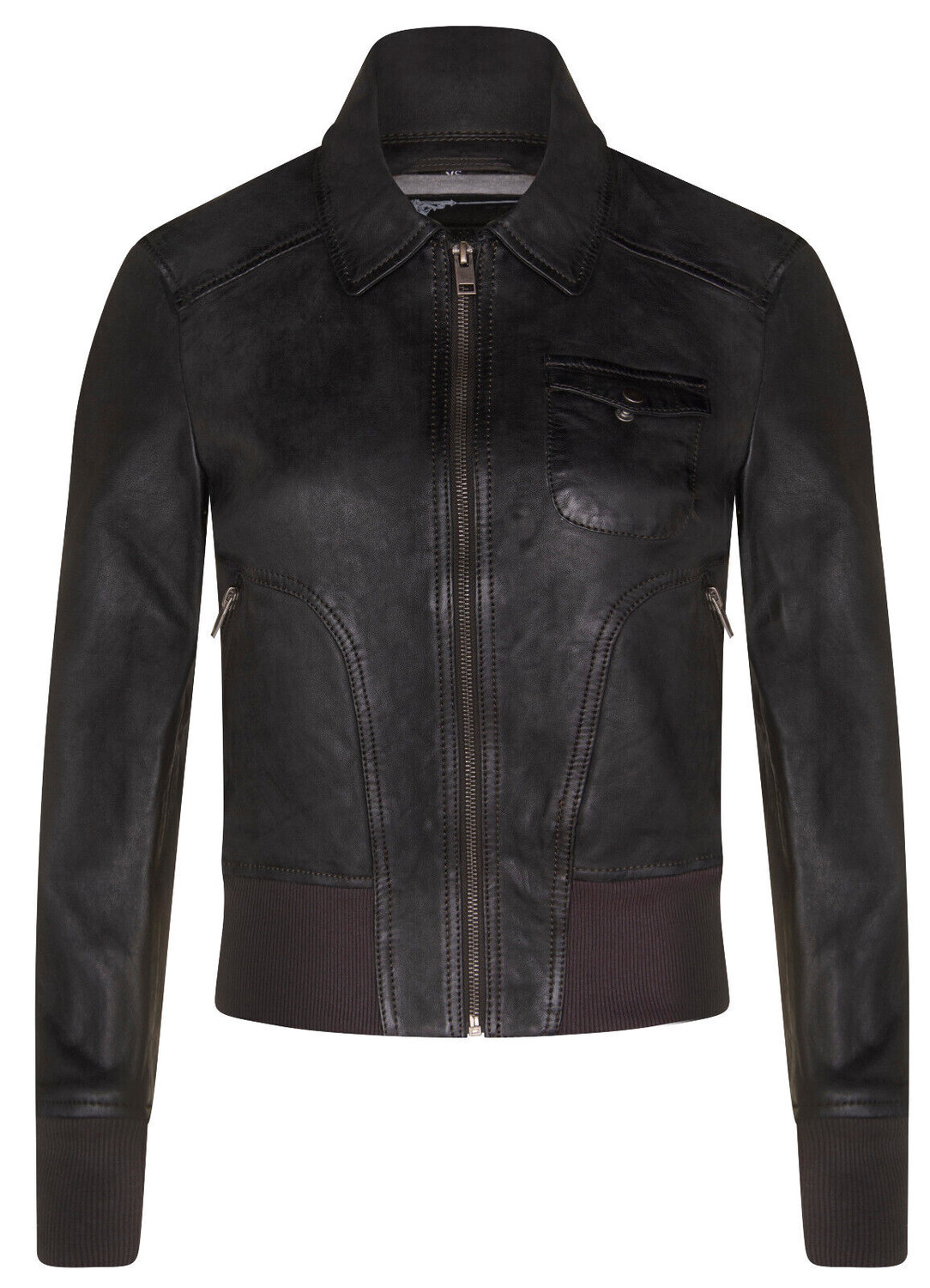 

Университетский бомбер ma 1 modbury Infinity Leather, серый