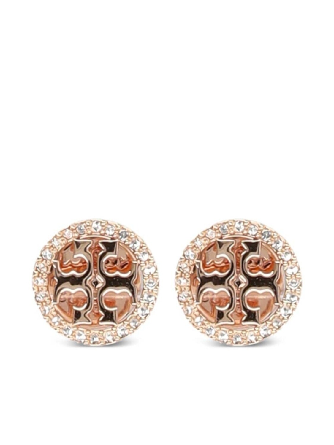 

Серьги-гвоздики Miller pavé Tory Burch, розовый