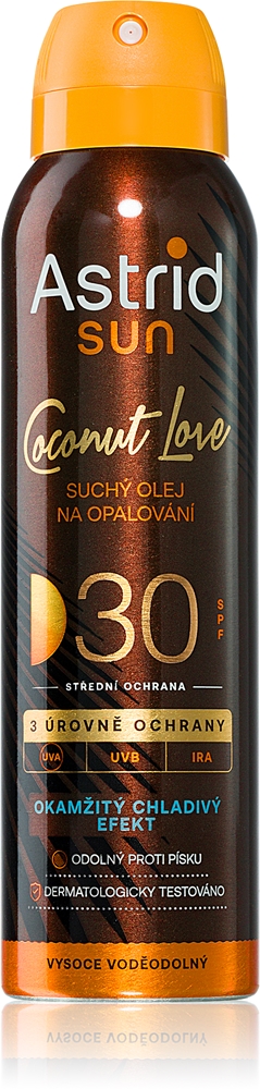 

Солнцезащитный крем с сухим маслом SPF 30 Astrid, 150 мл