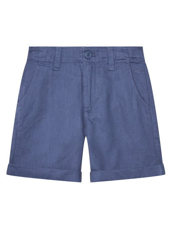 

Шорты из ткани обычного кроя 43WBC901E United Colors Of Benetton, синий