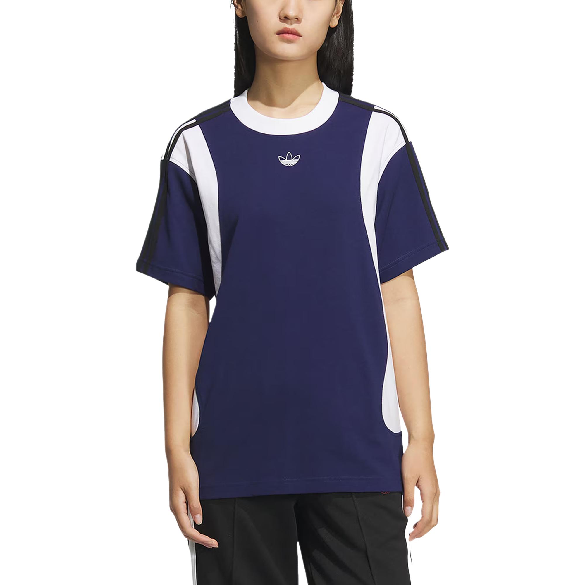 Adidas Originals Футболка SS25 Unisex Dark Blue/White — фото 4