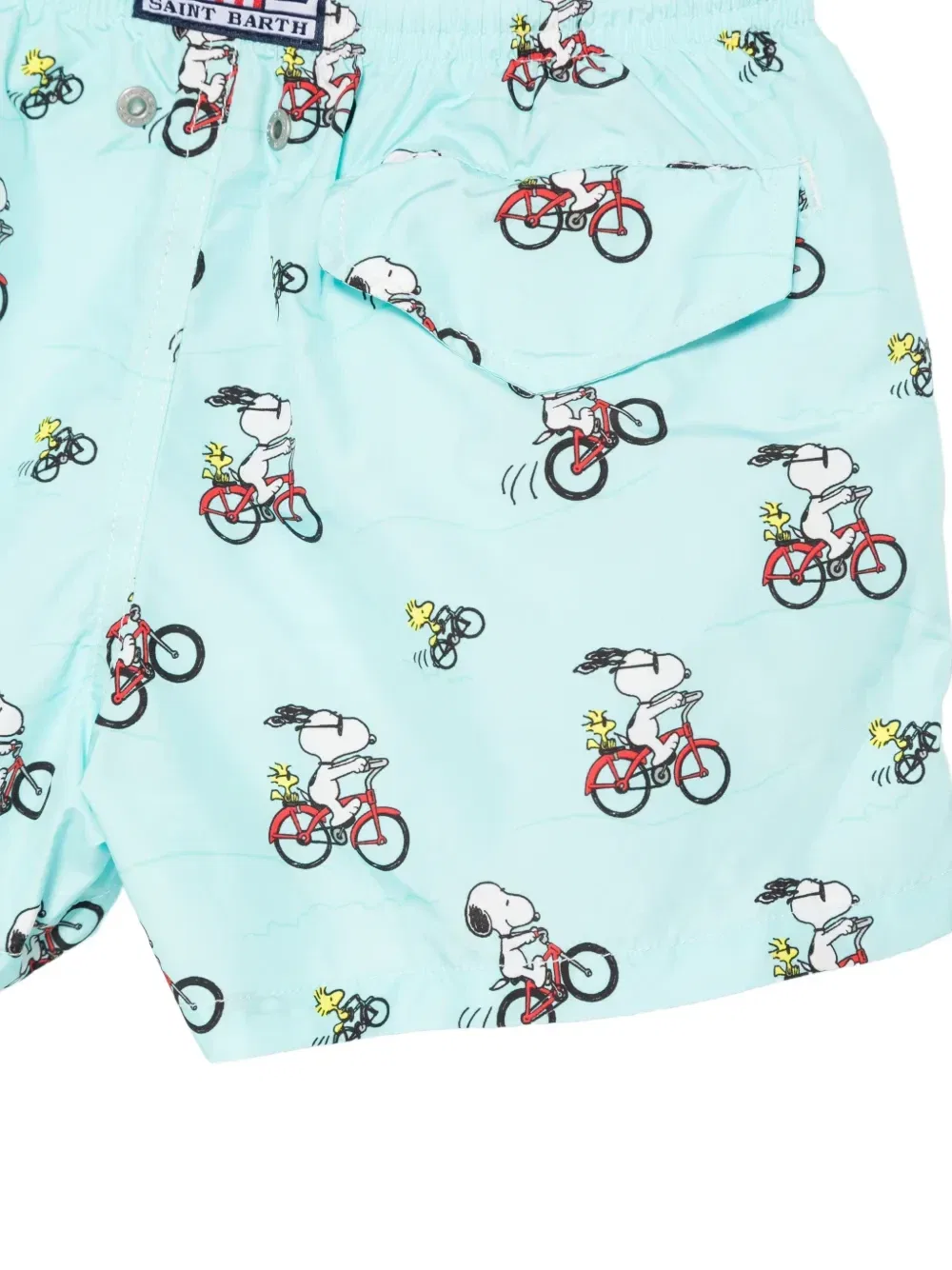 Плавки-шорты X Peanuts Jean Lighting на кулиске Mc2 Saint Barth Kids, синий — фото 3