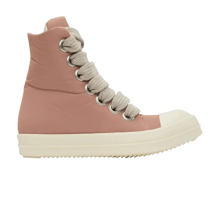 

Кроссовки Rick Owens Rick Owens Lido DRKSHDW Jumbo Lace Puffer High 'Dark Pink Milk', розовый