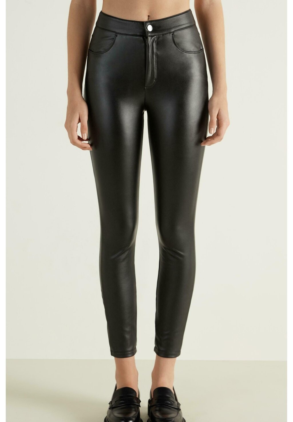 

Брюки THERMO COATED-EFFECT Tezenis, цвет black