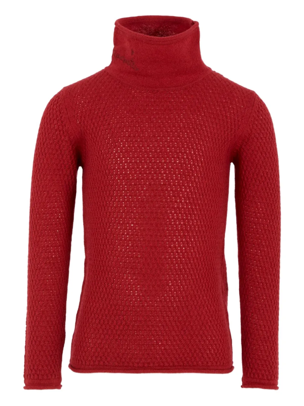 

Фактурный свитер с высоким воротником Simonetta, красный