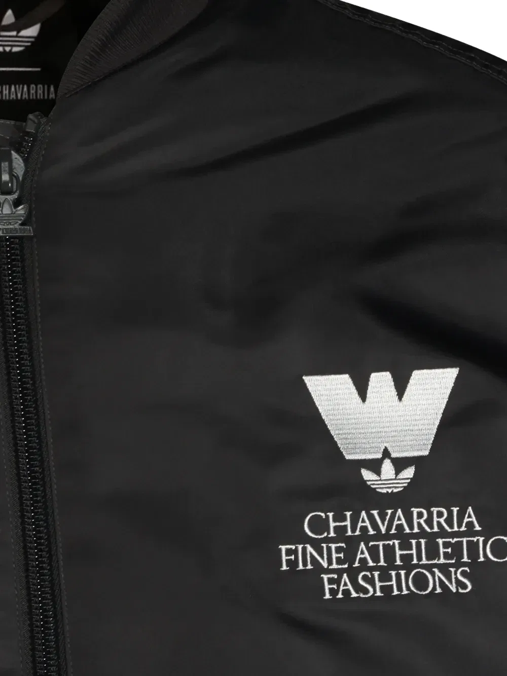 Бомбер-куртка с вышивкой X Willy Chavarria adidas, черный — фото 4