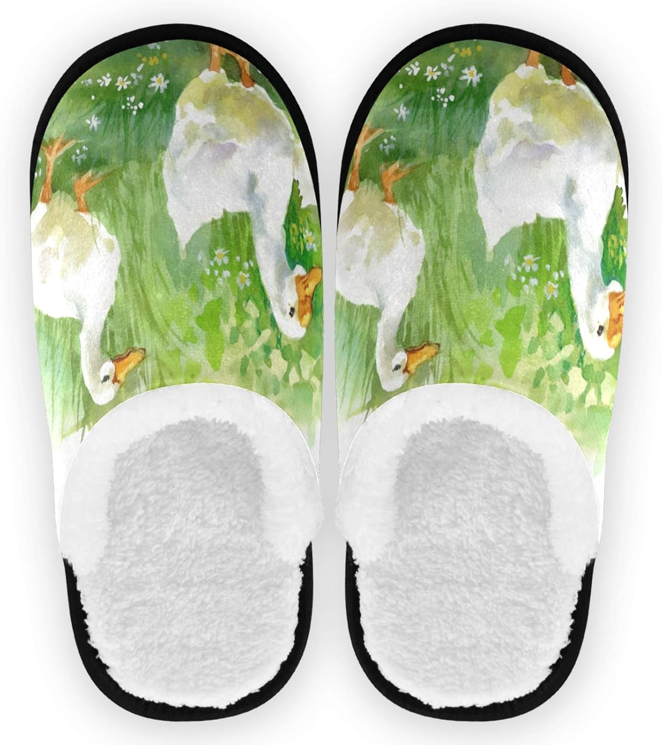 

Современные милые забавные домашние тапочки Visesunny для женщин и мужчин - унисекс, для дома и улицы, черный