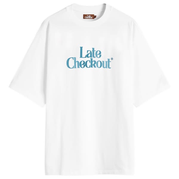 

Футболка с логотипом Lc Late Checkout, белый