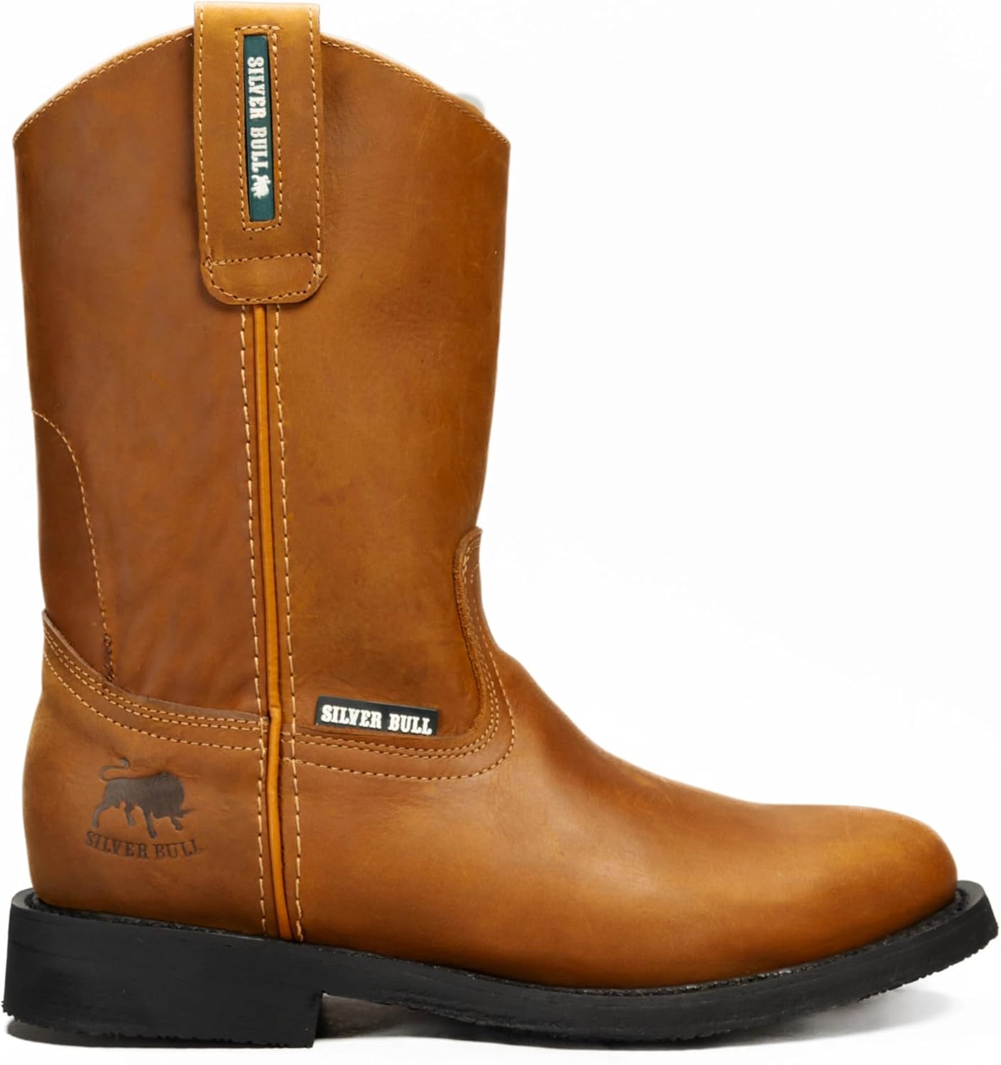 

Мужские ботинки Silver Bull из настоящей премиальной кожи с подошвой из ПУ-резины, мягкий носок, без шнурков, водо- и маслостойкие, противоскользящие - Laton Generic, initial