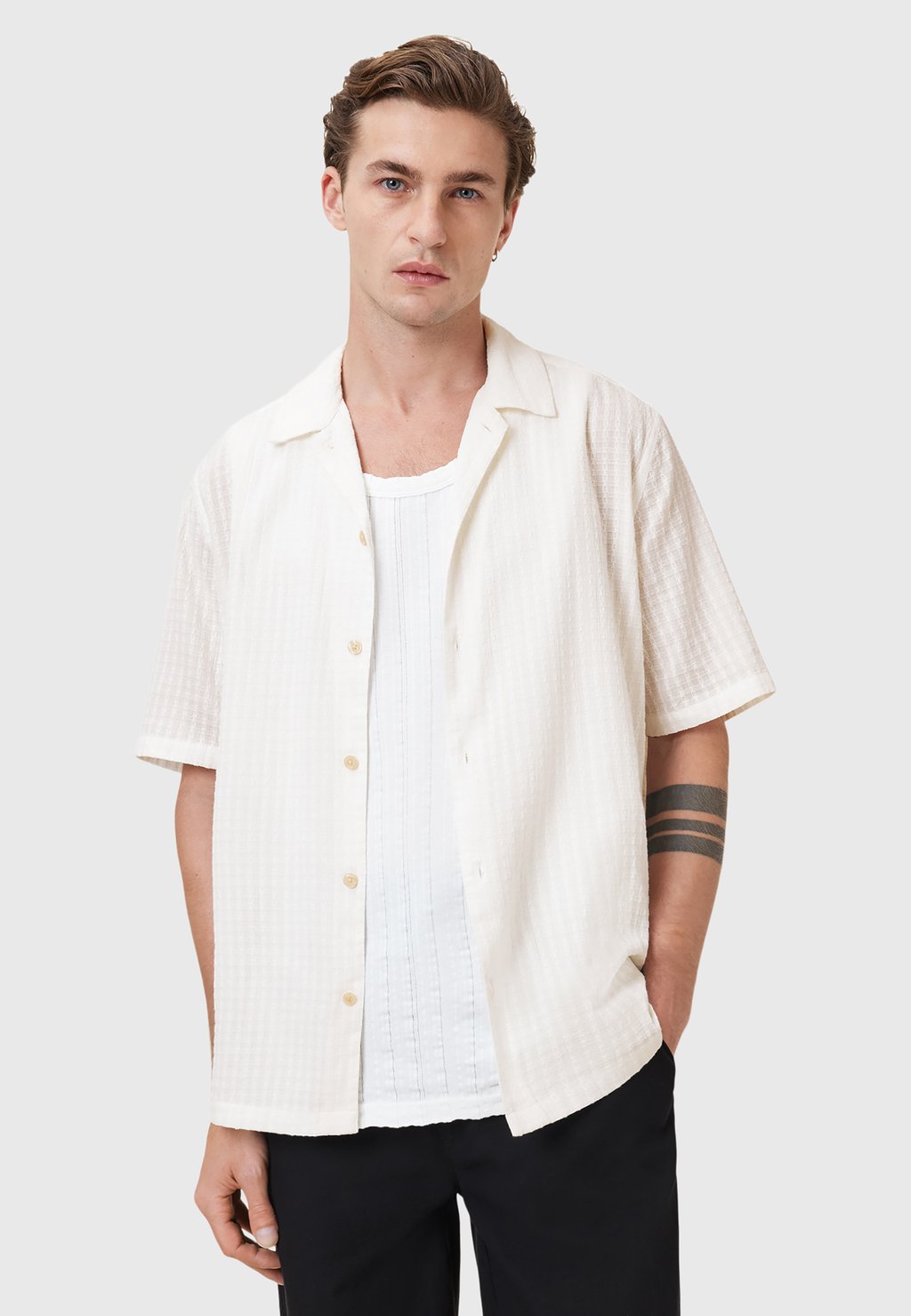 

Рубашка SHAW AllSaints, белый
