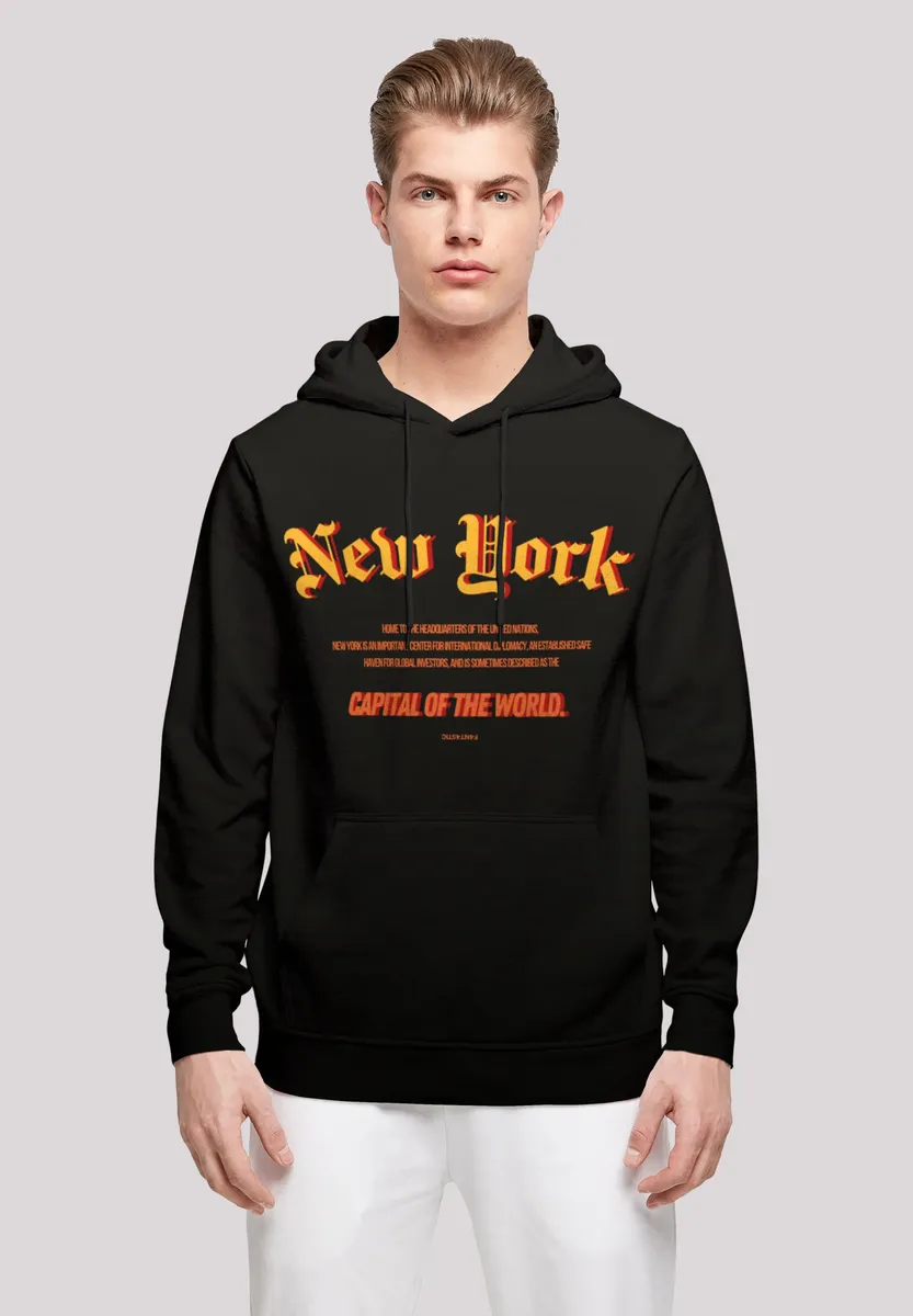 

Толстовка F4NT4STIC "New York HOODIE", принт, черный