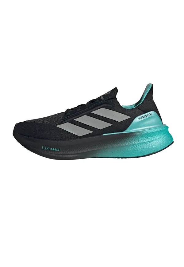 Кроссовки ultraboost 5 amg petronas f1 team для ходьбы Adidas Performance, Core Black Silver Metallic Semi Mint Rush