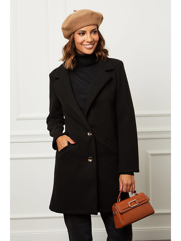 

переходное пальто черного цвета L'armoire de Suzette