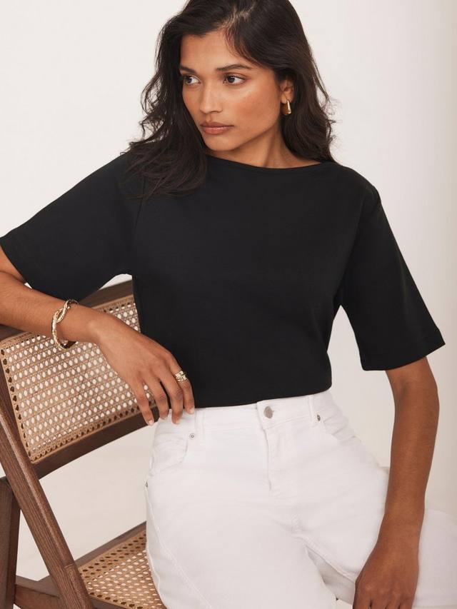 

Футболка с коротким рукавом Mint Velvet, Black