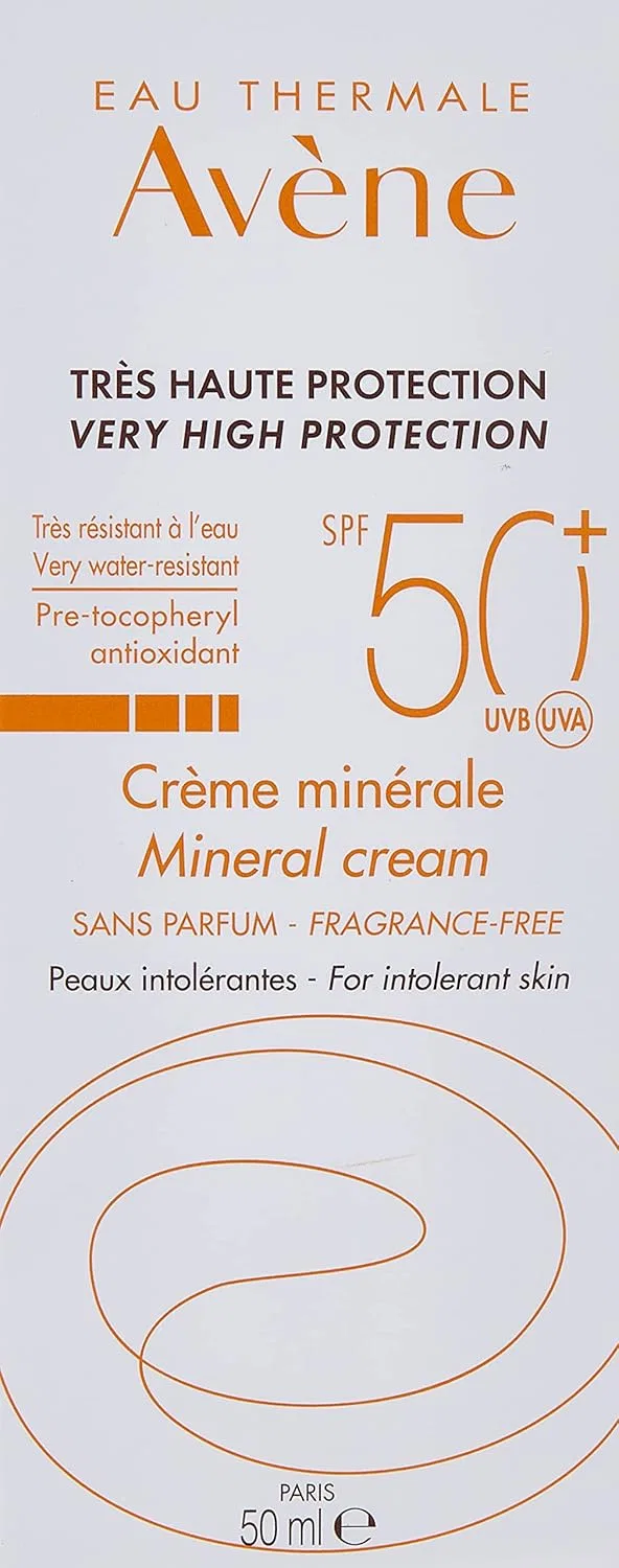 Минеральный солнцезащитный крем SPF 50 от Avène Avene — фото 2
