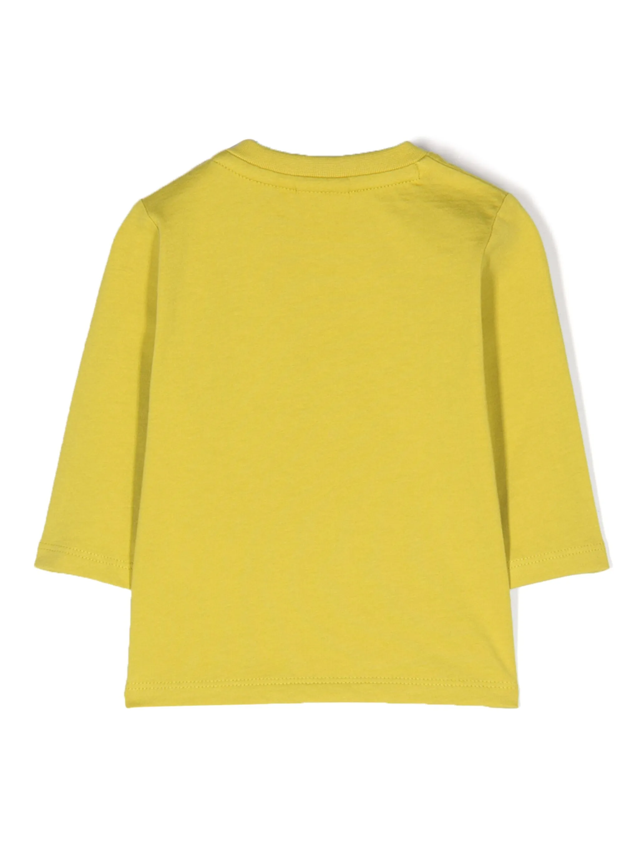 Футболка с длинными рукавами и надписью Boss Kidswear, желтый — фото 2