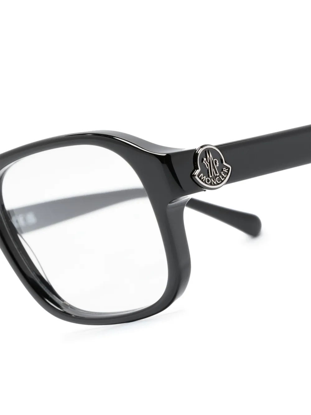 

Очки ML5198 001 в квадратной оправе Moncler Eyewear, черный