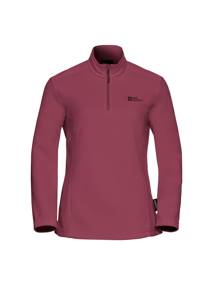 

Jack Wolfskin Флисовый свитер Taunus HZ W розового цвета, Розовый, Jack Wolfskin Флисовый свитер Taunus HZ W розового цвета