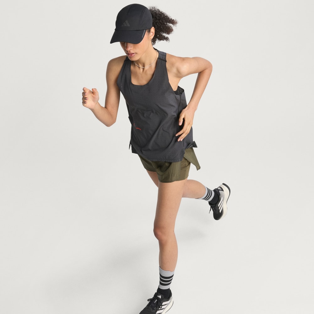 Спортивный топ Adidas Adi365 H.Koumori Running Singlet, черный — фото 4