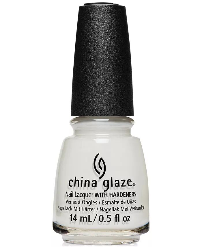 

Лак для ногтей с отвердителями China Glaze, цвет White On White